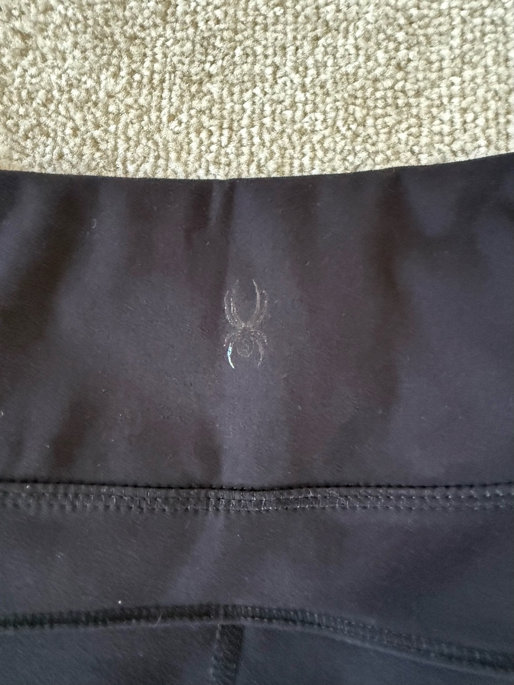 Spyder Active Black Performance Joggers with Zip Pockets — Size L - Picture 5 of 9